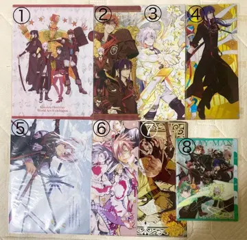 D.Gray-man 클리어 파일 8장 세트 호시노 카츠라
