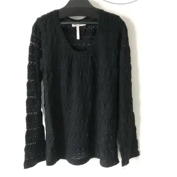 TUMORI CHISATO 시스루 니트 블랙