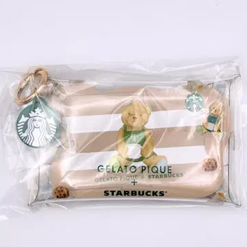 gelato pique 멀티 케이스 스타벅스 카드 모카 베이지