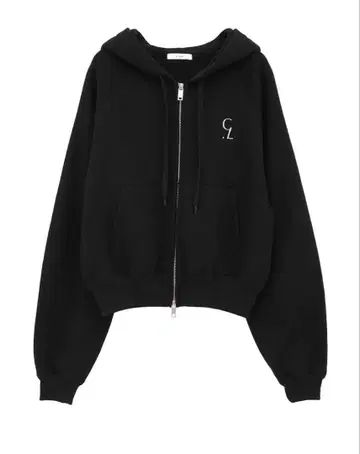 CLANE LOGO COMPACT ZIP UP HOODIE