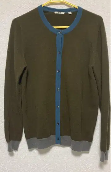 UNIQLO 캐시미어 100% 멀티 가디건 긴팔 XL