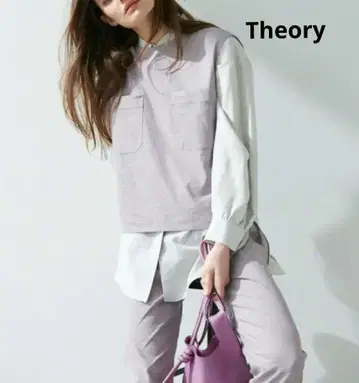 띠어리 Theory luxe 실크 블라우스