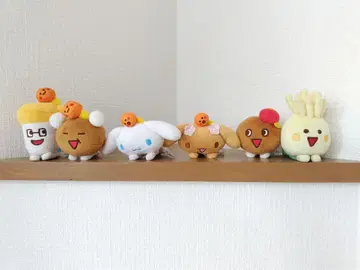 시나모롤 x 에노탄과 버섯 프렌즈 삐요코노루 봉제 인형