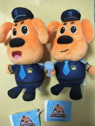 러브르 경부 2체 밴딩 끈 포함 봉제 인형