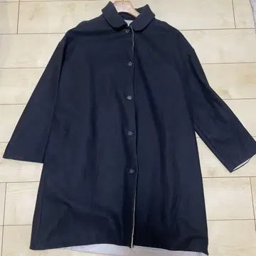 apuntob 블랙 롱 코트