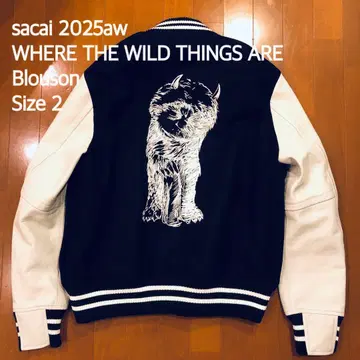 [ 미사용 새상품 ] sacai 25AW 바시티 자켓 size2