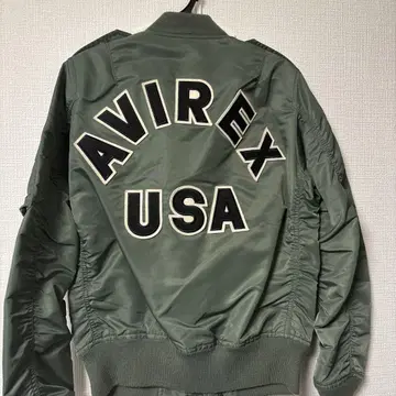 AVIREX MA-1 플라이트 자켓 올리브 그린