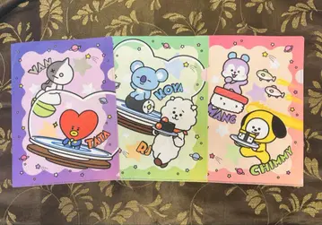 BT21 쿠라스시 클리어 파일 3매 BTS