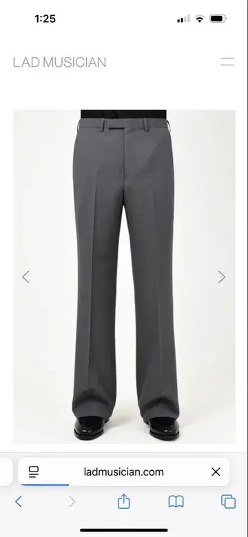 LAD MUSICIAN slim flare slacks 24ss
