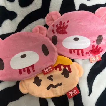 그루미 복슬복슬 페이스 파우치 3종 세트
