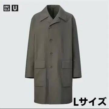 유니클로 U UNIQLO U 블록 테크 코트 올리브