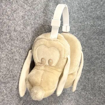 디즈니 구피 봉제 인형 귀도리 베이지