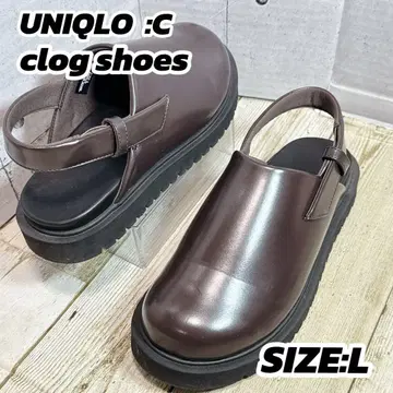 고품질 UNIQLO :C 크로그 신발 사이즈 L 브라운