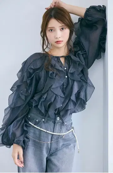 COCODEAL 메니프릴 블라우스
