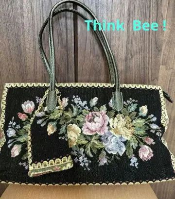 [ 새상품 미사용품 ] Think Bee! 고블랑 직조 숄더백 블랙