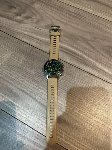 새상품급 SEIKO 손목시계 ST63-00D0 에메랄드 그린 베이지
