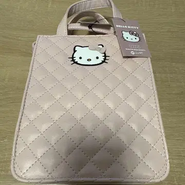로리즈팜 HELLO KITTY 퀼팅 miniBAG 핑크