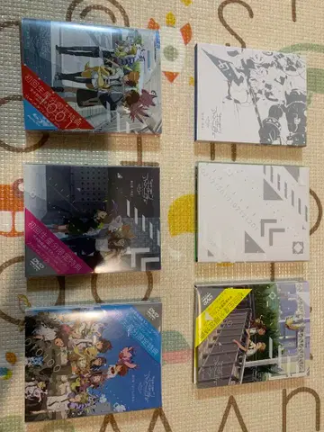 디지몬 어드벤처 트라이 DVD Blu-ray 6장 세트 미사용