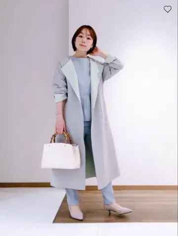 플라스테 리버서블 노카라 코트 트렌치