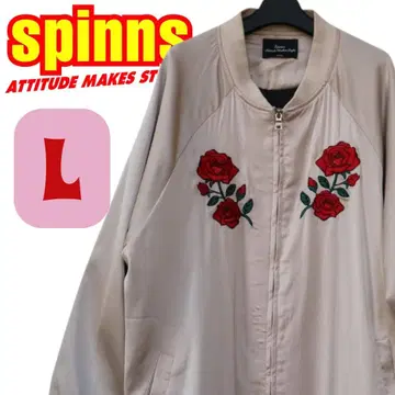 spinns 장미 자수 스카잔 L 사이즈