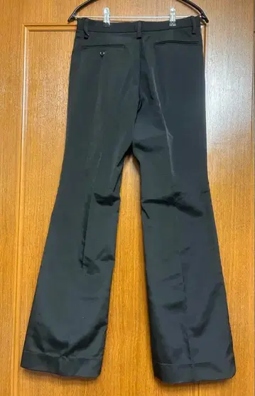 90s 5351 풀옴므 블랙 플레어 나일론 팬츠