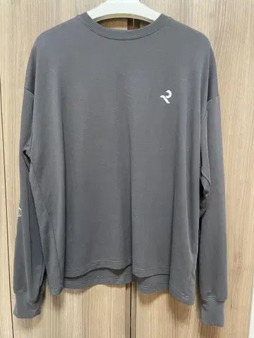 RETOUCH L/S Tee 'WAVE' -chacoal gray- L