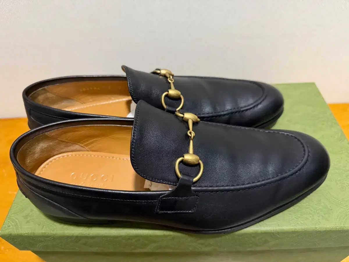 [260] Gucci Jordan Black Leather Loafers + Vibram Reinforcement