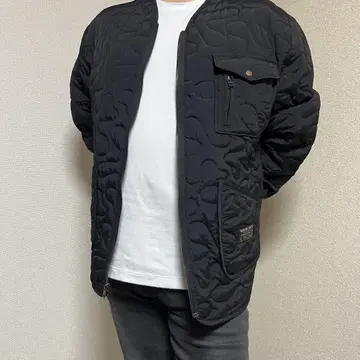 빌리어네어 블랙 퀼팅 자켓 L 사이즈