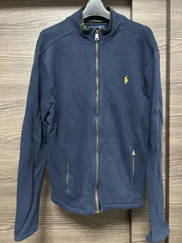 POLO 네이비 집업 트랙 자켓