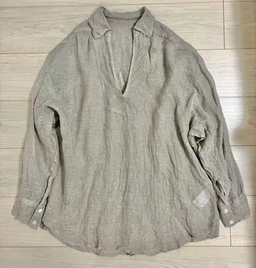 저널 스탠다드 린넨 메쉬 셔츠