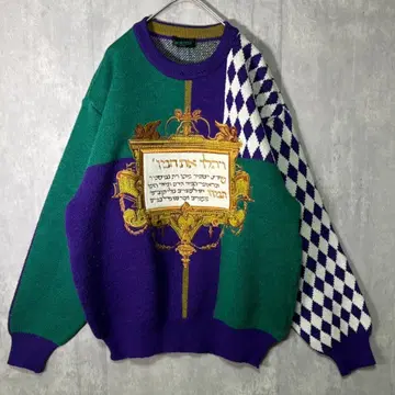 archive embroidery knit sweater Japan