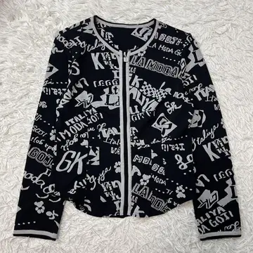 새상품급 이타리야 LA MODA GOJI 집업 노카라 자켓 L