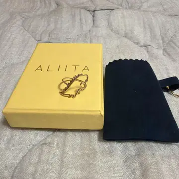 ALIITA 골드 공룡 반지 박스 포함