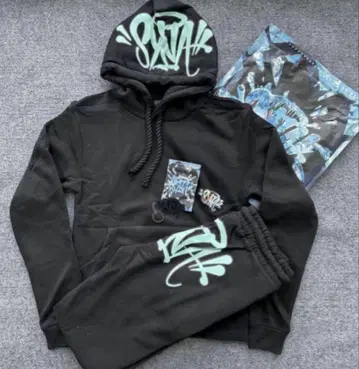 Syna world 시나월드 셋업 블랙 스카이블루 size