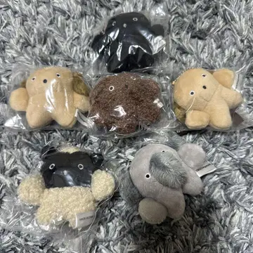 BUCHAgurumi 봉제 인형 6개 세트
