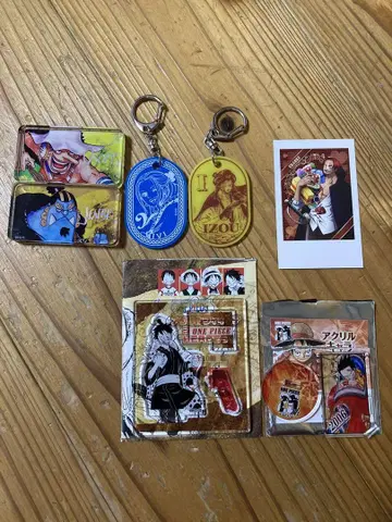 ONE PIECE 아크릴 스탠드 씰 키링 아크릴 블록