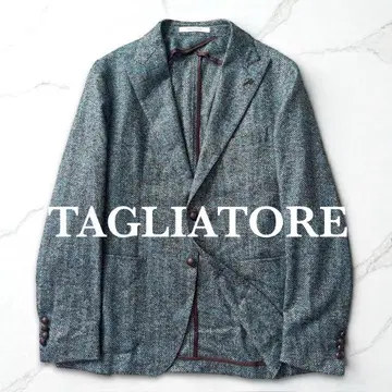 미사용급 TAGLIATORE 테일러드 자켓 몬테카를로 알파카 50