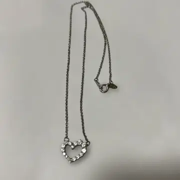 하트형 지르코니아 목걸이
