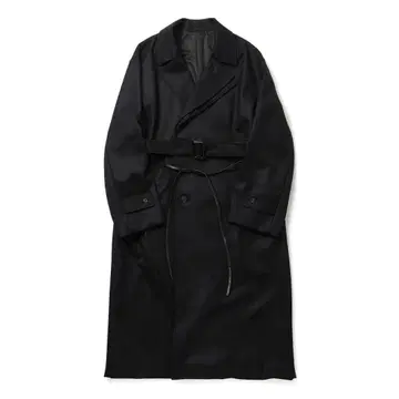 슈타인 24AW 더블 라펠 더블 브레스티드 코트
