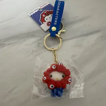 새상품 오사카 간사이 만박 미야쿠미야쿠 산리오 헬로키티 코스프레 키링