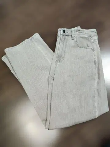 새상품급 온워드 데님 옅은 블랙 그레이 팬츠
