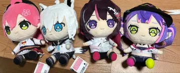 Vtuber 봉제 인형 4체 세트