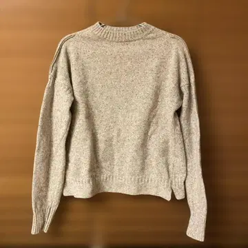 BEAMS BOY 베이지 긴팔 니트 스웨터