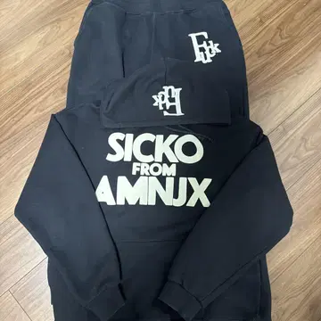 SICKO FROM AMNJX 후드티와 스웨트 팬츠 세트