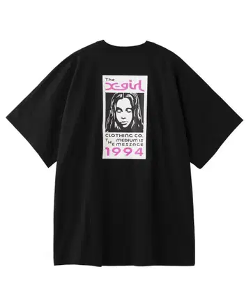BOX LOGO & FACE S/S BIG TEE DRESS X-girl