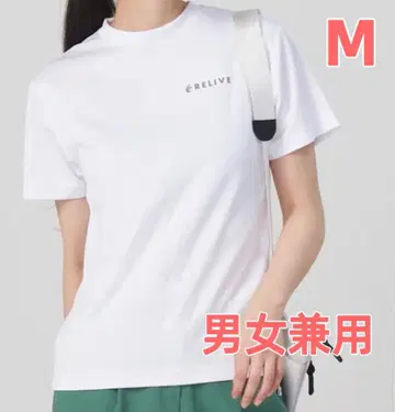 [ 미사용 새상품 ] 리라이브 셔츠 스포츠 화이트 M 사이즈 남녀 공용