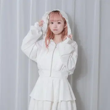 Honey Cinnamon 허니시나몬 소매 라인 UV컷 후드티