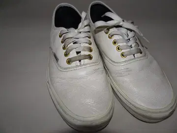론 헤르만 별주 VANS 화이트 가죽 스니커즈