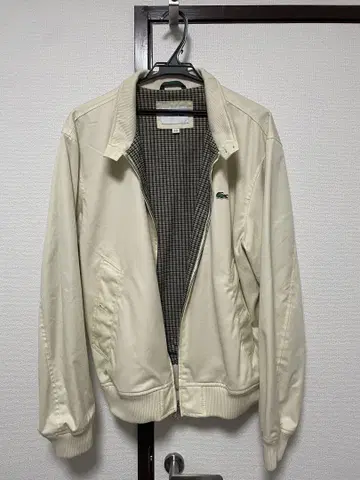 Lacoste 아이보리 집업 자켓