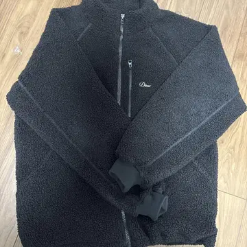 블랙 플리스 자켓